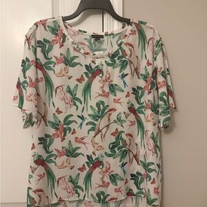 Ann Taylor Multicolor Floral Blouse